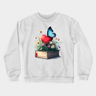 Power of imagination from a book Crewneck Sweatshirt